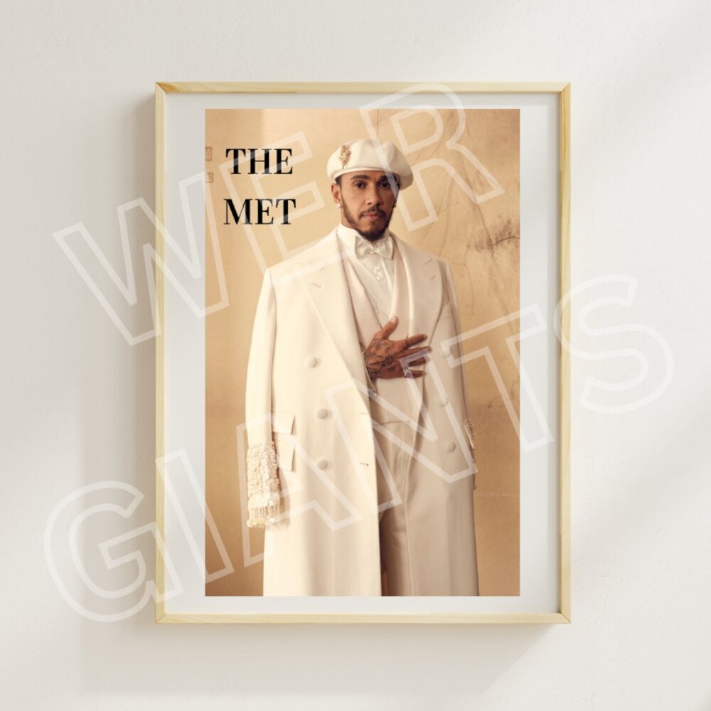 THE MET LEWIS HAMILTON 11X17 ART PRINT